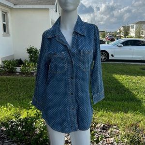 SEVEN7 SHIRT TOP SIZE S MSRP $69.00 NWT